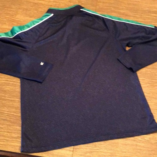 Colosseum Youth XL University Notre Dame Fighting Irish 1/4 Zip Pullover Shirt - Picture 7 of 9