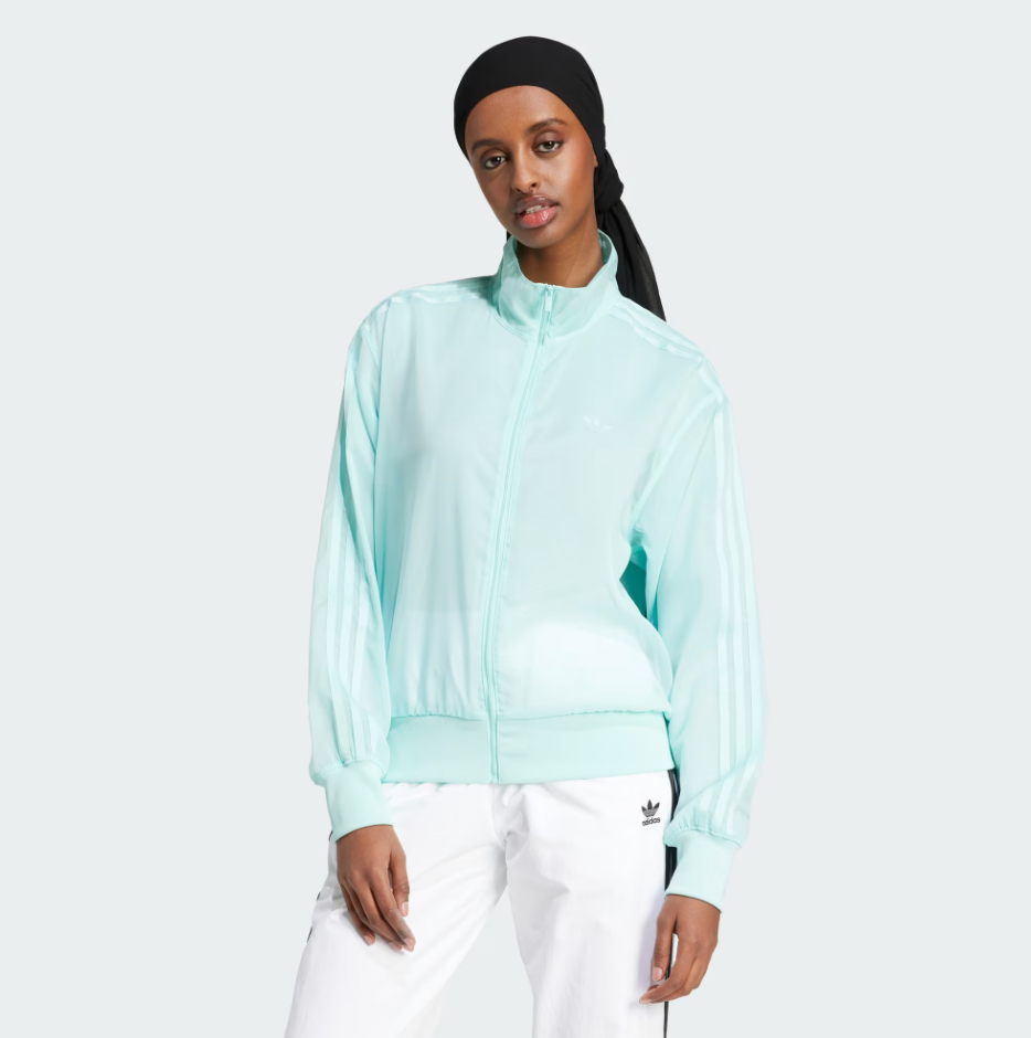 ADIDAS Originals Adicolor Sheer Track Top For Women (Semi Flash
