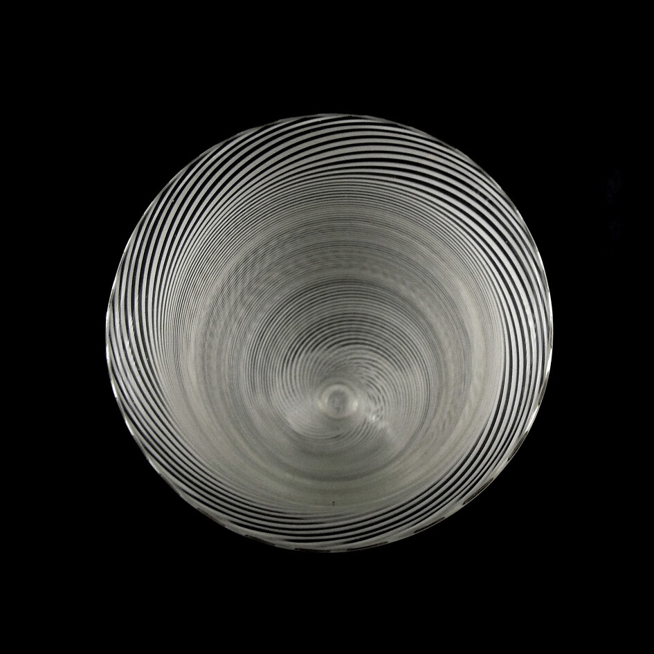 Champagne flute with spiral glass threads, Facon de Venise circa 192030 eBay