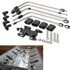 NEW Stainless Steel Complete Coolant Crossover Steam Vent Kit For LS1 LS2 LS3