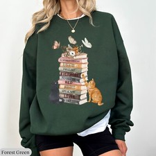 Albums as Books Sweatshirt, Taylor Shirt, Tay Album Sweatshirt Aesthetic