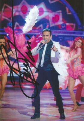 BRITAIN'S GOT TALENT/DANCING/TV: BRUNO TONIOLI SIGNED 6x4 ACTION PHOTO+COA
