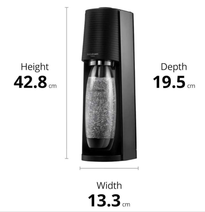 soda stream ＴＥＲＲＡ SodaStream E-TERRA Sparkling Water Maker with CO2 and