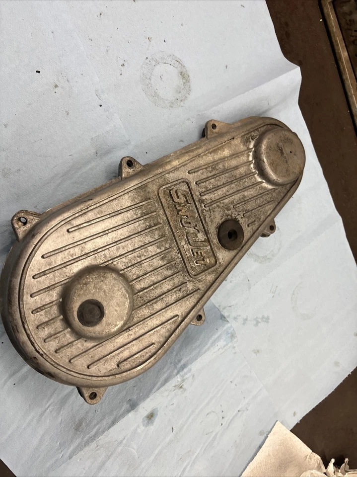 Snojet Sno Jet SST 440 1972 vintage moto de nieve 433 estuche de cadena Foto 2 de 4