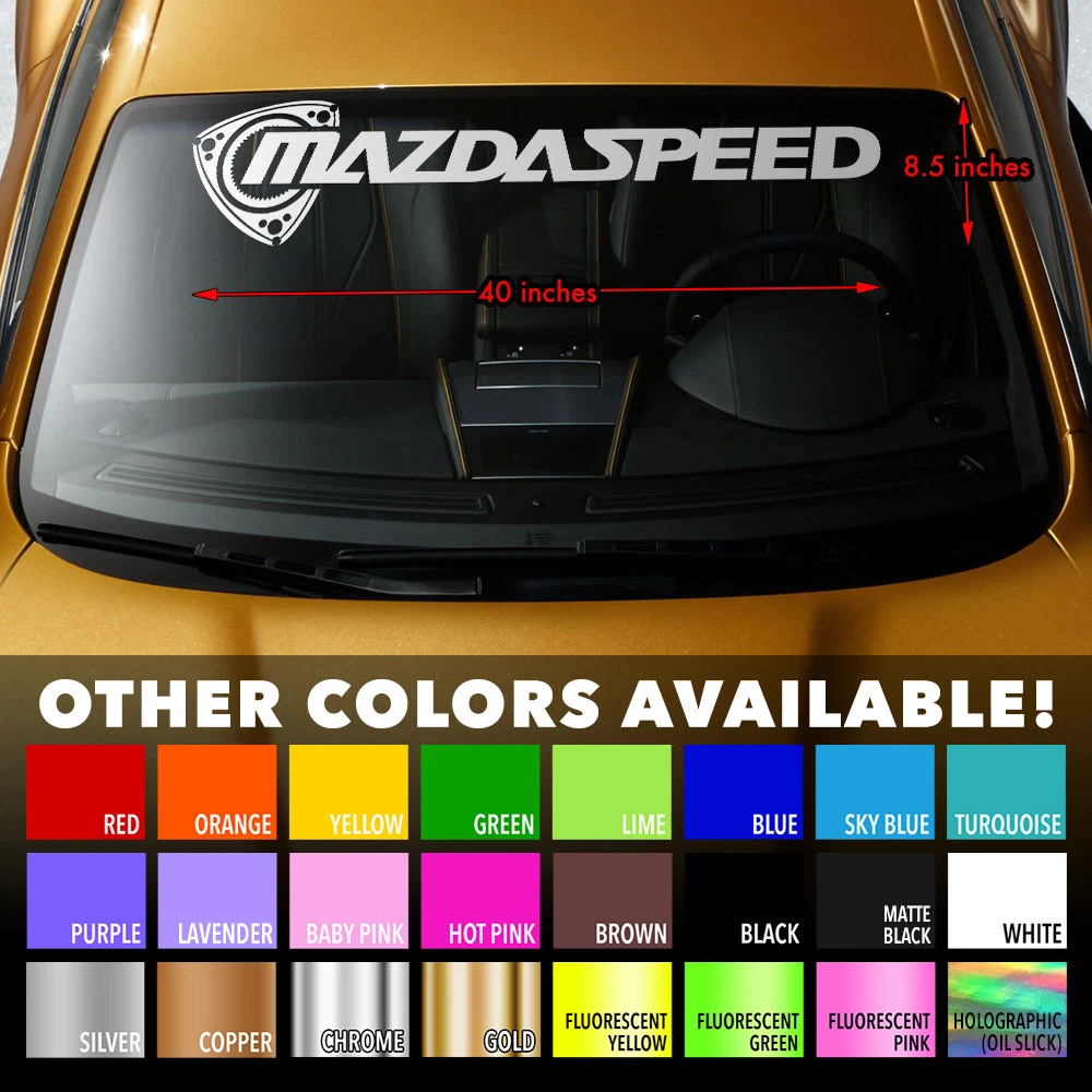 Yellow Car & Truck Decals & Vinyl for Mazda for sale | eBay