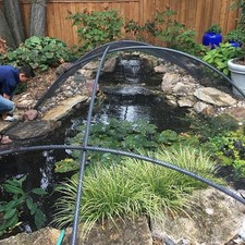 Pond Netting for Koi Fish 6x6m Fine Mesh Cover Protects from Birds Leaves 6mx6m