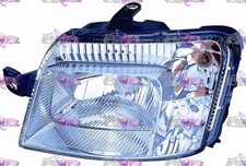 FARO FANALE PROIETTORE SX SINISTRO H4 REG EL FIAT PANDA 03>09 SPINA BIANCA 7 PIN