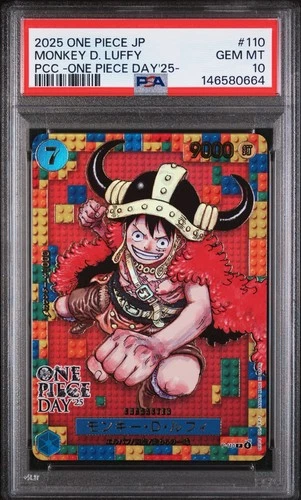 PSA 10 One Piece Card Monkey D. Luffy P-110 ONE PIECE DAY 25 Japanese