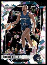 2024-25 Prizm Cracked Ice Prizms WNBA - Diamond Miller Minnesota Lynx #63