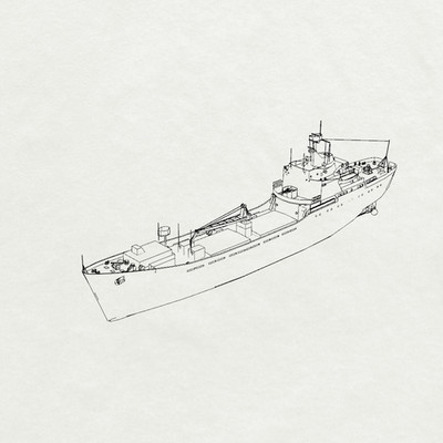SSC197 1/350 Soviet SN Alligator-class Project 1171 Landing Ship Tank Water Line