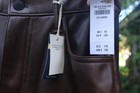28 Short NWT Abercrombie and Fitch vegan leather fall pants faux 90s straight — photo 6