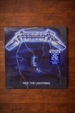 Metallica Ride The Lightning BLUE SPLATTER 40th Anniversary LP Sealed Metallica Ride The Lightning BLUE SPLATTER 40th Anniversary LP Sealed
