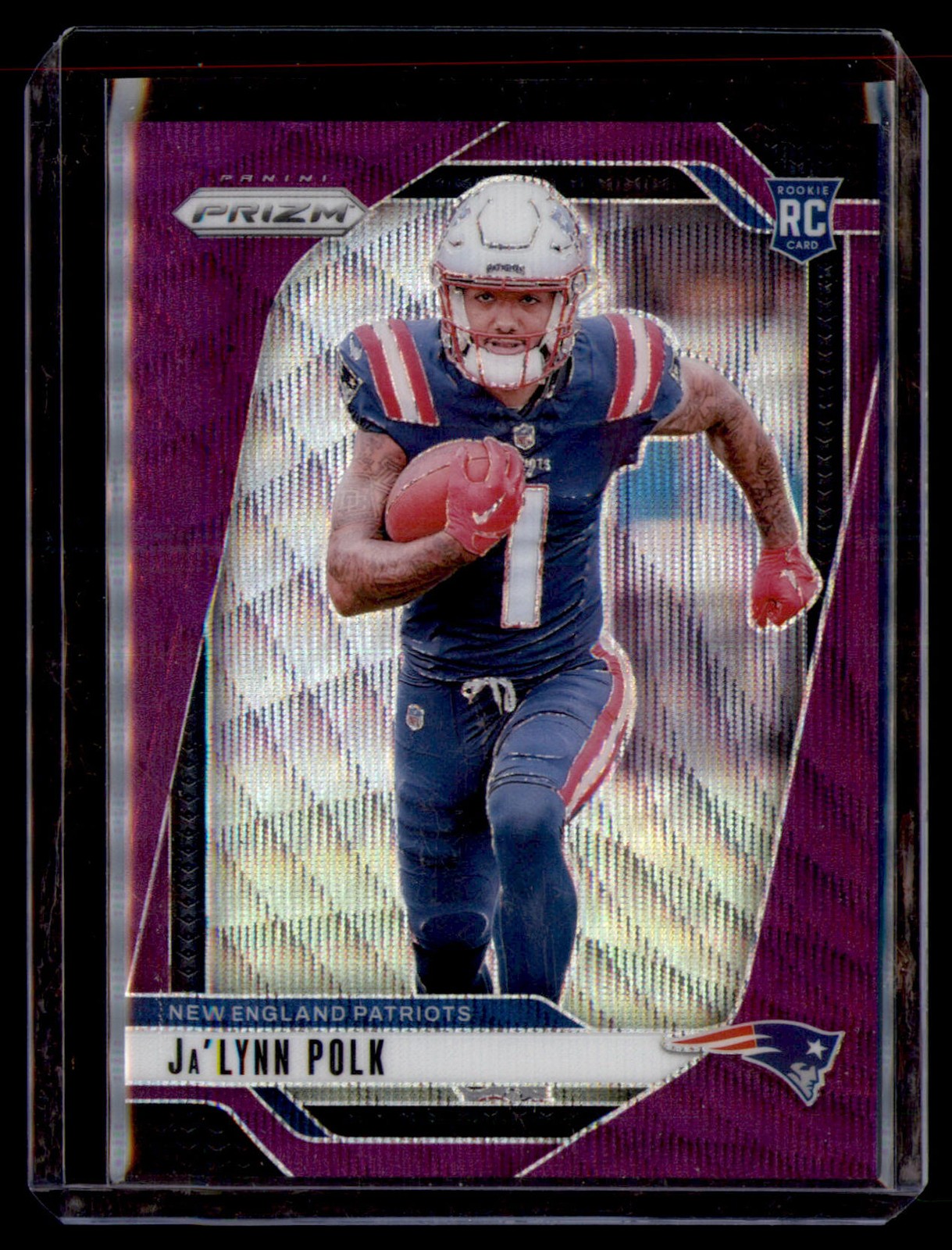 2024 Panini Prizm #339 Ja'Lynn Polk Purple Wave #/99