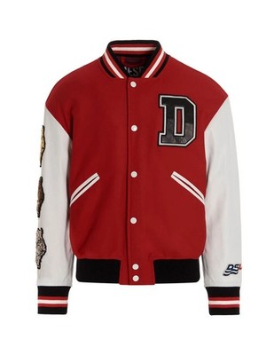 Diesel College-Jacke W-Cash Logo Patch Varsity Jacket Gr M Designer NEU UVP 700 