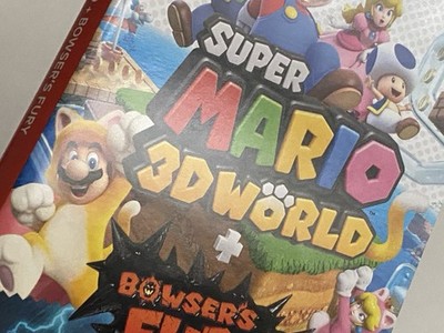 Super Mario 3D World Plus Bowser's Fury Nintendo Switch Game Case