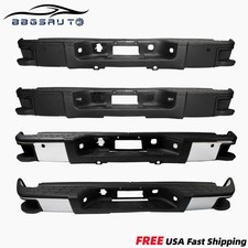 Complete Rear Step Bumper Wside Pedal For 2007-2013 Chevy Silverado Sierra 1500