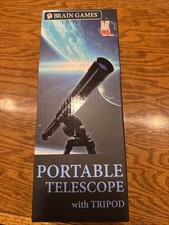 New Brain Games Telescope With Tripod 15x Magnification Durable Construction New