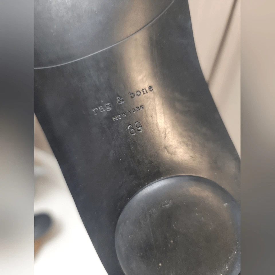 Diapositivas de gamuza Rag & Bone August marrón talla 39,5 Foto 4 de 4