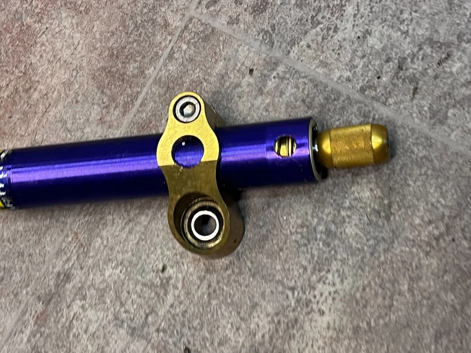 Amortiguador de dirección Kawasaki ZX ZX6R 600 Ninja Hyperpro amortiguador manillar dirección Foto 2 de 4