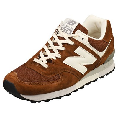 New Balance 576 MADE IN ENGLAND Fashion Trainer Braun Unisex