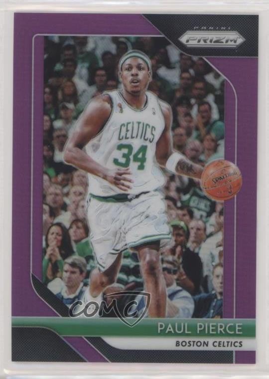 2018-19 Panini Prizm Purple Prizm 39/75 Paul Pierce #175 HOF 0x7c