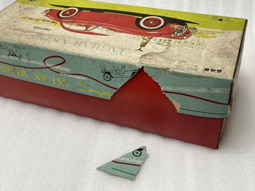 Bandai Bc Bandaiya Jaguar Xk150 Coupe Tin Vintage Friction Made In Japan 1960 Sh - Picture 9 of 9