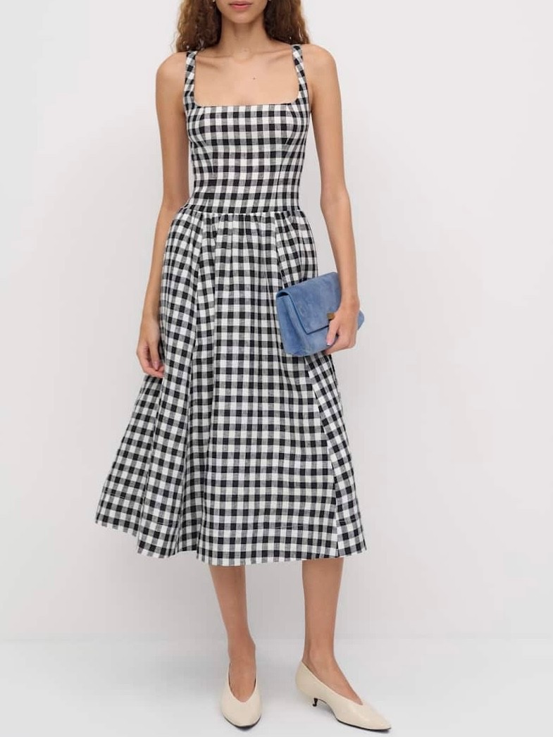 Reformation Janu Linen Dress In Park Check, NWOT, NEVER WORN, NO FLAWS. | eBay Reformation Janu Linen Dress In Park Check, NWOT, NEVER WORN, NO FLAWS. | eBay