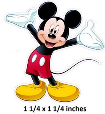 Mickey Mouse Decal Wall Art Decor Walt Disney Peel Stick Wallpaper Sticker Cling