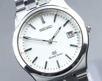 New Batt [Near MINT] Grand Seiko 8N65-9000 SBGG001 36mm Silver Qz