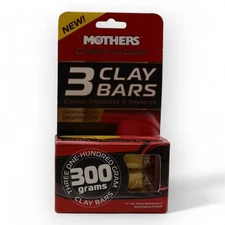 Mothers California Gold Clay Bar 100g Pack of 3 Car Detailing Paint Surface Clea