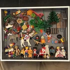 Vintage Playmobil Lot - Figures + Animals + Accessories Knight Santa Pirate Dog