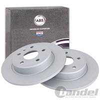 2X A.B.S. Bremsscheiben 264Mm Hinten Passend FüR Opel AMPERA-E Astra