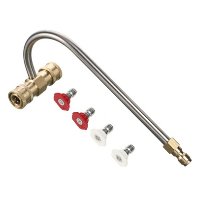 #ad #ad Gutter Cleaner Attachment for Pressure Washer with 4 Nozzles Tips 1 4 Inch ... $33.50