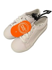 NWT Wonder Nation girl's white sneakers size 3