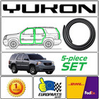 2007-2014 GMC Yukon GMT900 5-Piece Rubber Seal Weatherstrip Set Doors & Liftgate