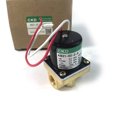 CKD AB21-02-3-A-DC24V Solenoid Valve New