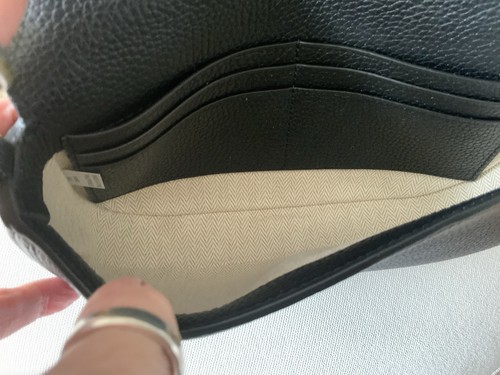 NWT TORY BURCH CHELSEA CONVERTIBLE CROSSBODY BLACK - Picture 9 of 10