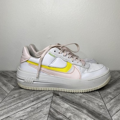 Women's Nike Air Force 1 Platform White Pink FJ0737-100 Size 8