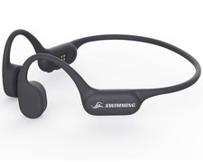 Bone Conduction Headphones, Open Ear IPX8 Waterproof Headsets Bluetooth 5.4 w...