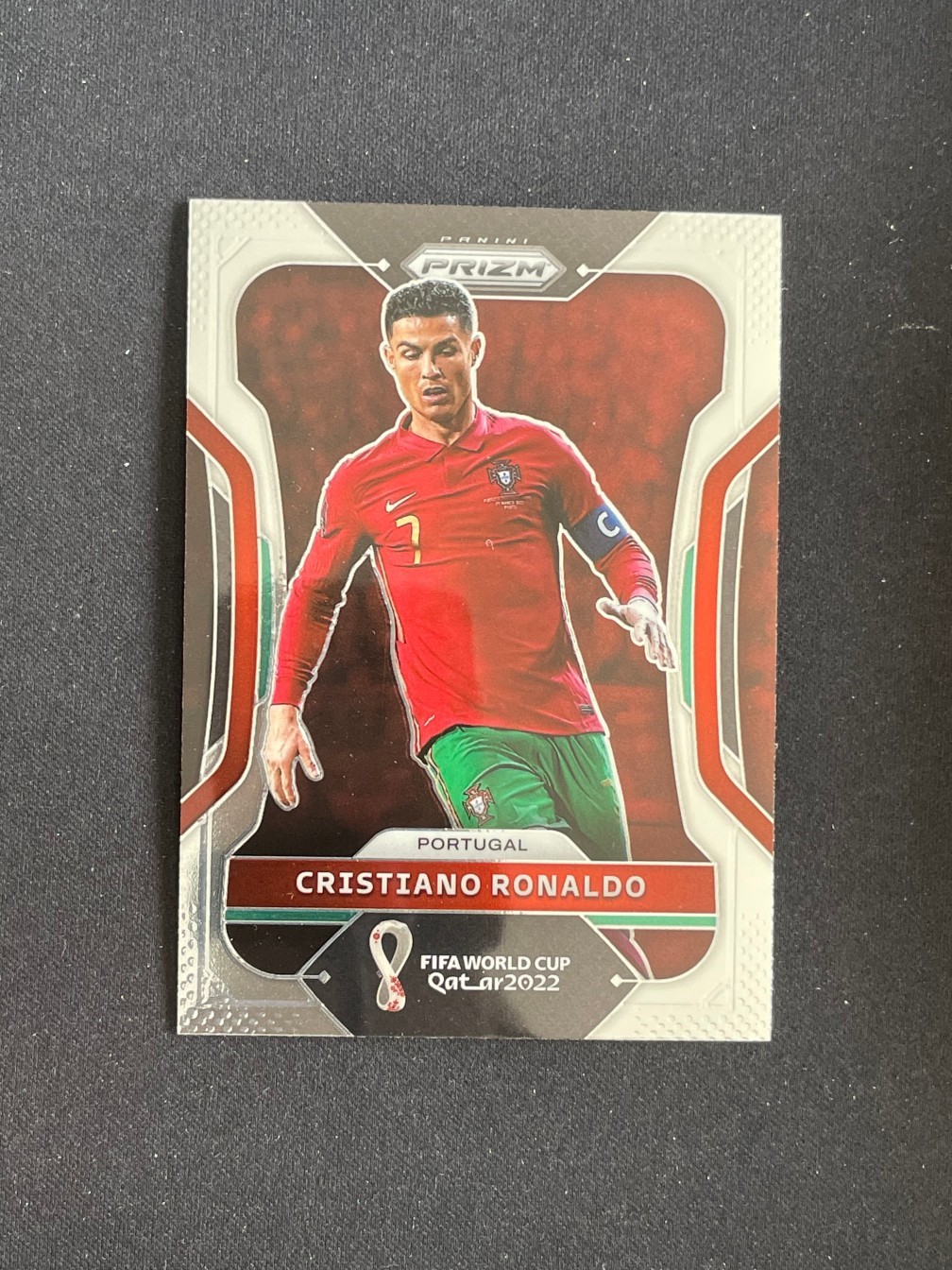 Cristiano Ronaldo 2022 Prizm World Cup #175 Base Price Guide