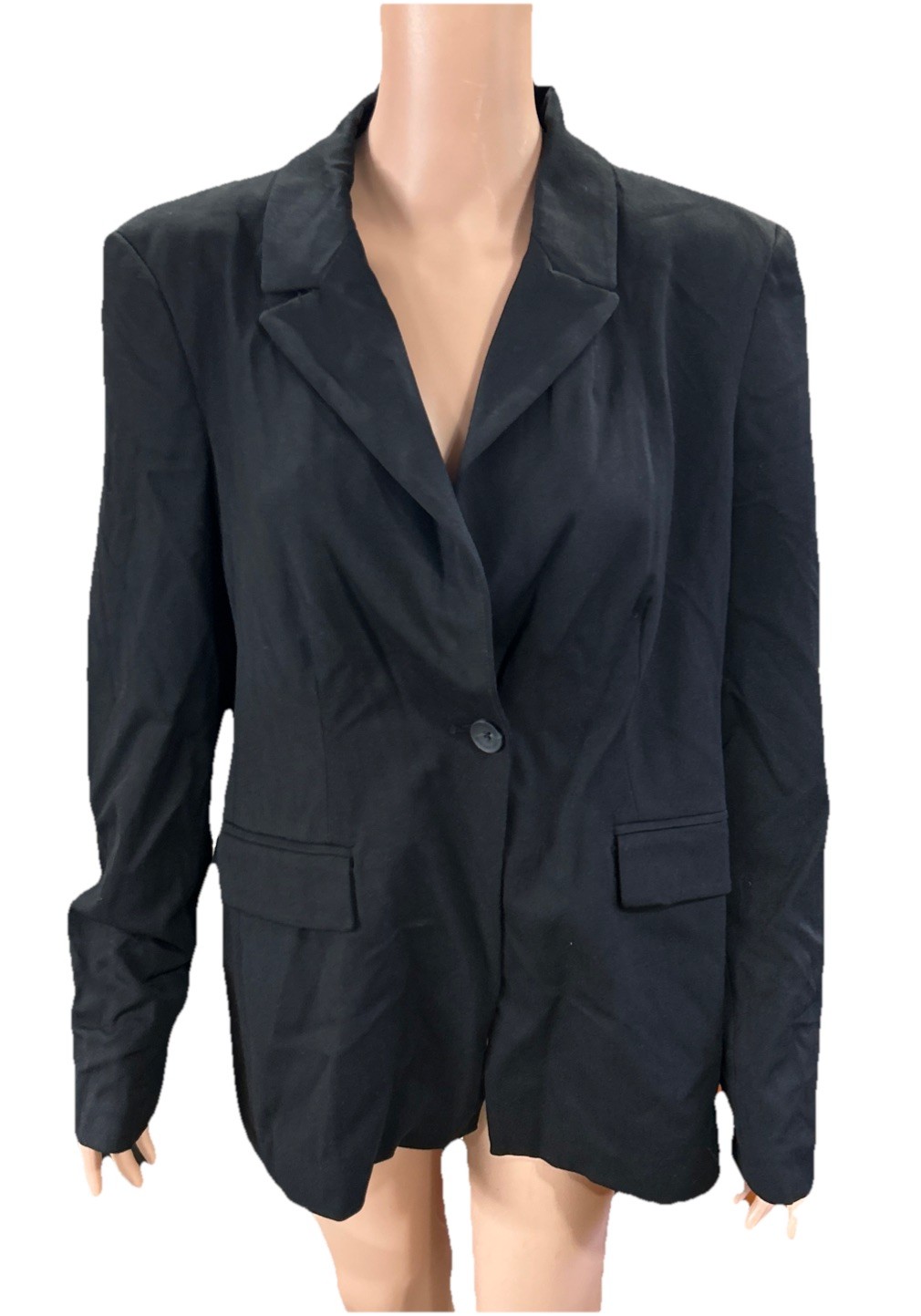 Calvin Klein Women’s Blazer XL Black Suit Jacket Business