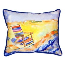 Betsy Drake Betsy's Beach Chair Extra Large 20 X 24 Indoor Outdoor Pillow