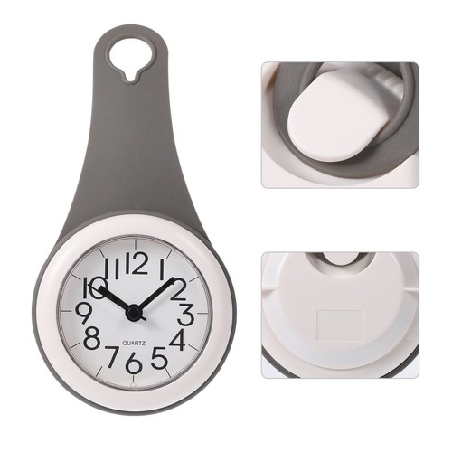 Wasserdichte Und Anti-Fog-Wanduhr Für Badezimmer Zum Hängen Hängende Wallclock