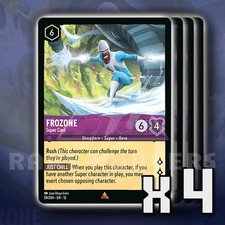 Frozone Super Cool 59/204 x4 R Wilds Unknown Disney Lorcana