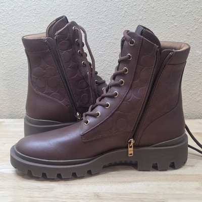 Coach Citysole Boot Men\'s Size 13 D Combat Style Brown CC748 s-l400.jpg main image 2