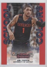 2020-21 Panini Contenders Draft Picks School Colors Obi Toppin #5 12g7