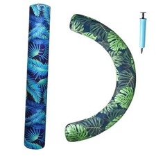 2 Pack Inflatable Pool Noodles, Fabric Covered Quick Drying Swimming Pool