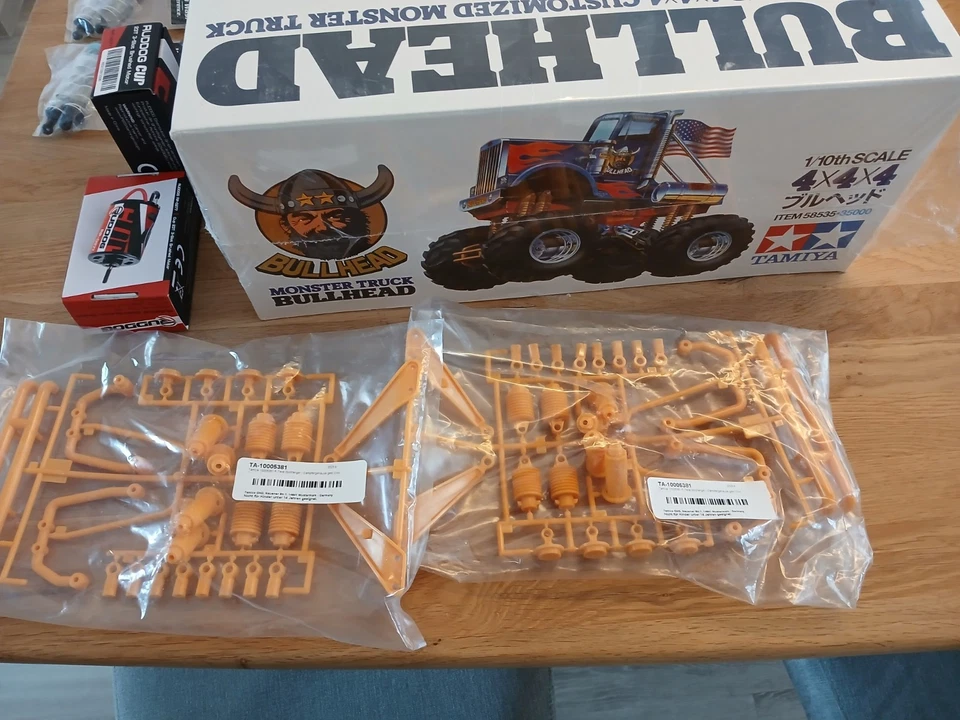 Tamiya 1:10 - BULLHEAD 4x4x4 MONSTER TRUCK - NEW! + Hop Ups! - 58535 - Bild 4 von 4