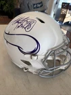 Adrian Peterson Signed Vikings Speed Authentic Helmet  Beckett COA