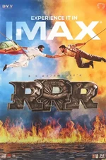 Poster N.T. Rama Rao Jr. (Bheem) & Ram Charan (Rama) "Movie RRR" IMAX Theater